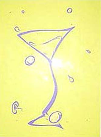martini friends trio yellow