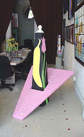 Tulips on a Banana - front